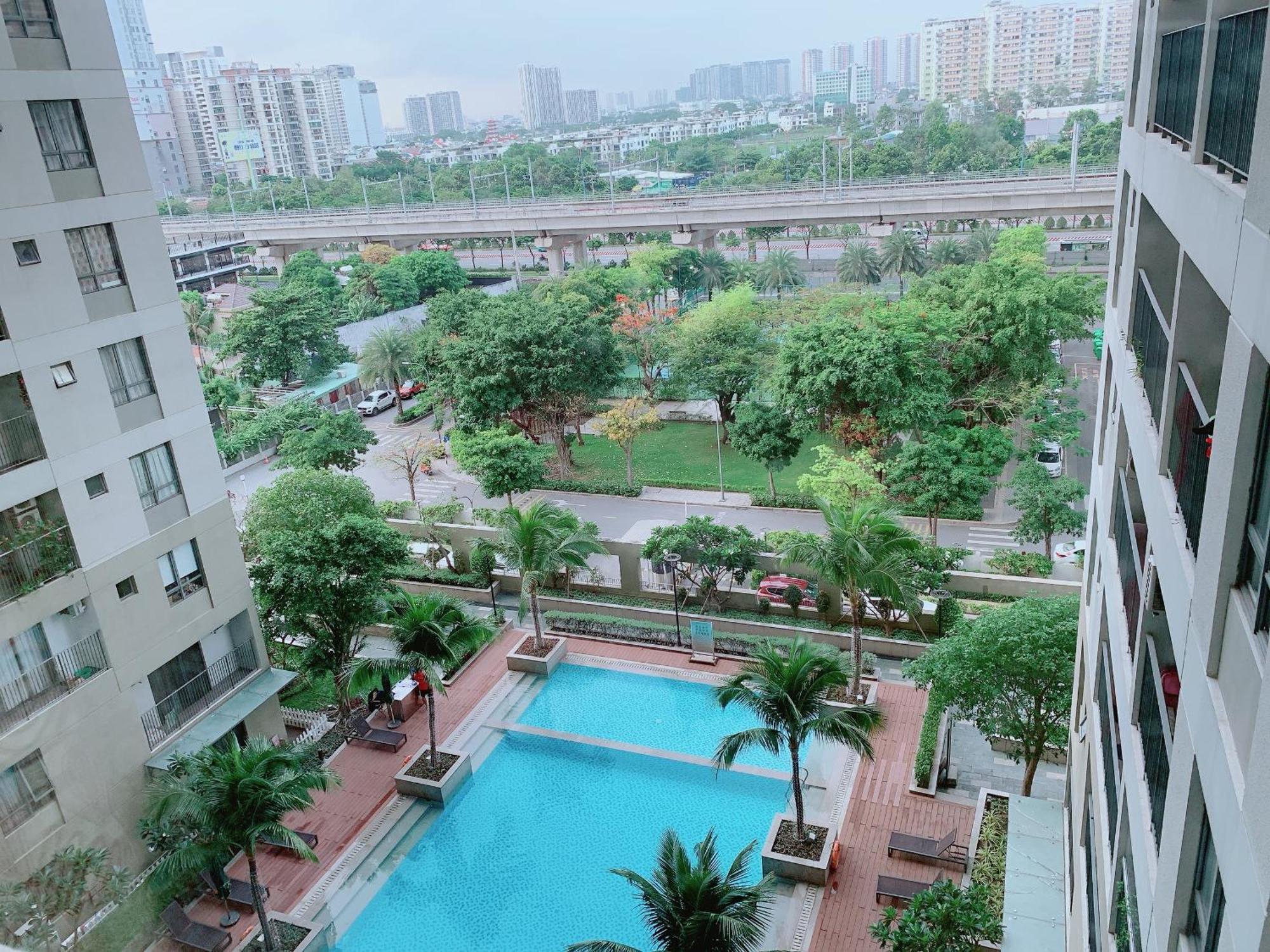 Masteri Thao Dien Comfy Apartment #Nice Balcony #Opening View 胡志明市 外观 照片